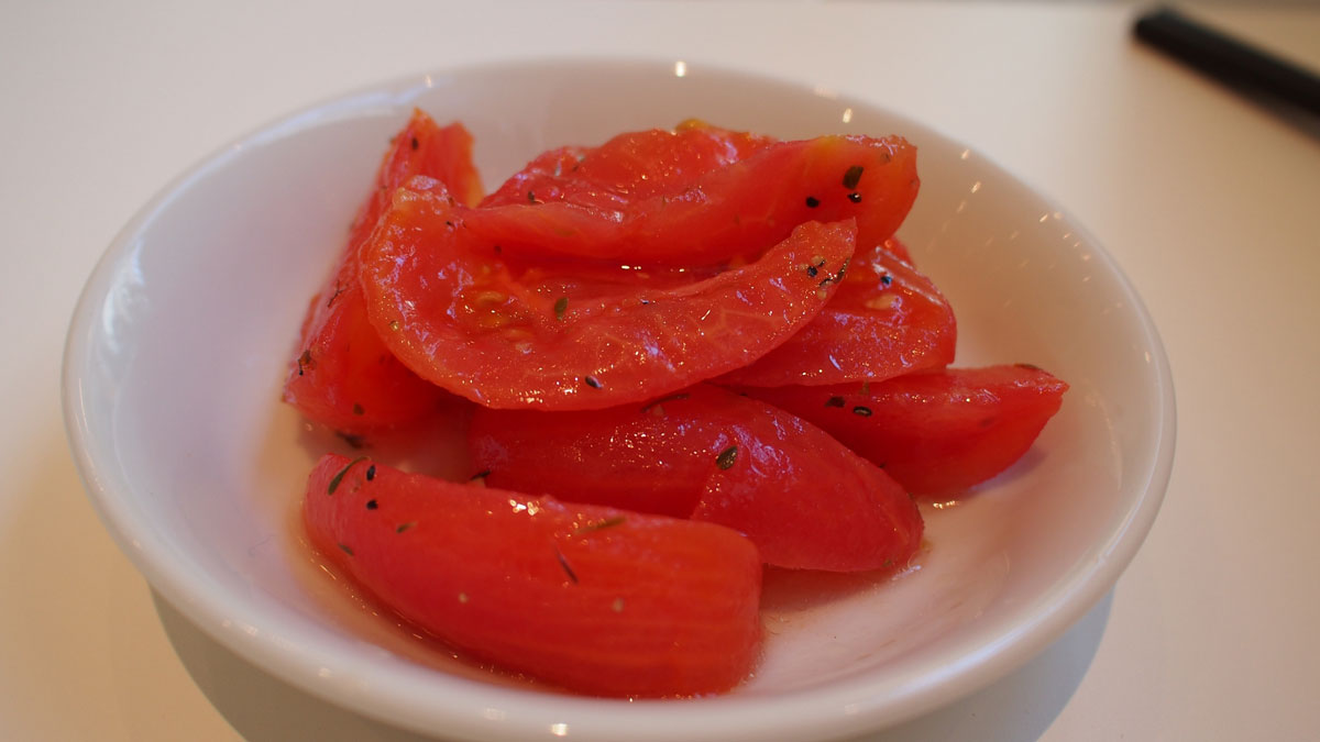 トマトのさっぱり酢マリネ